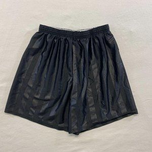 Dominion Soccer Shorts Adult's Small Black Checker